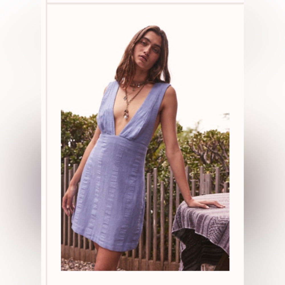 Free People Robin Mini Dress with Adjustable Straps
